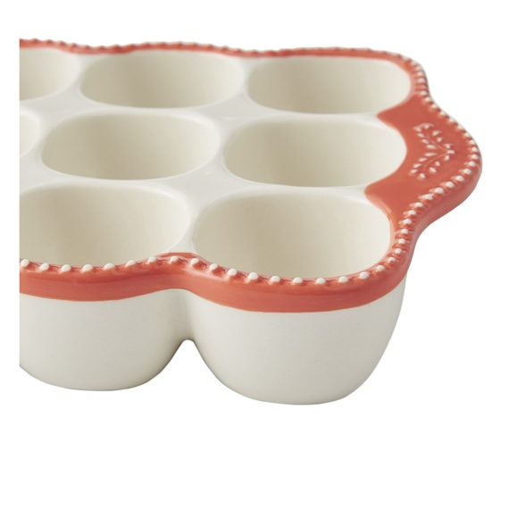 🪷❄️ NWT The Pioneer Woman Blooming Bouquet Stoneware Egg Holder - Picture 3 of 4